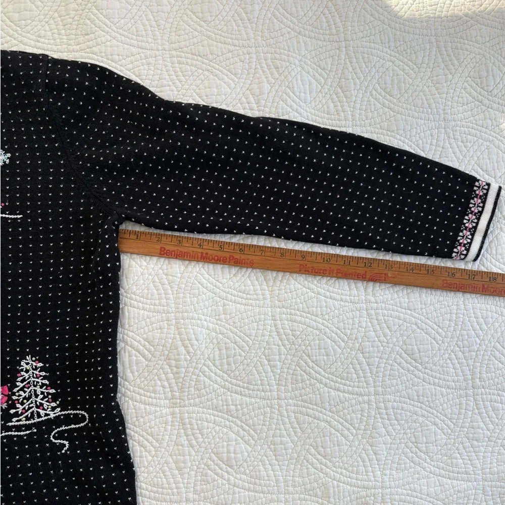 Vintage Knot Snowman Sweater Medium